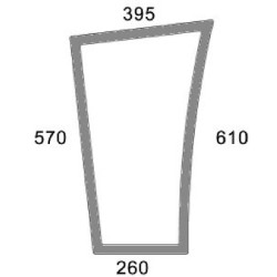 Apatinis priekinis stiklas 716810040070N