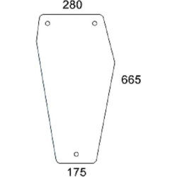 Apatinis priekinis langas 04351731N