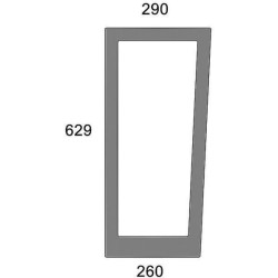 Apatinis priekinis langas 00150339010N
