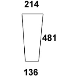 Apatinis priekinis stiklas 258514401100N