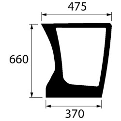 Priekinio stiklo apatinis 4429882N