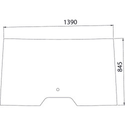 Priekinis stiklas 7700071500N