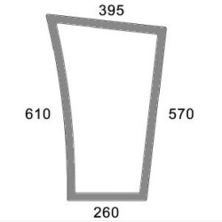 Apatinis priekinis stiklas 716810040060N