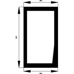 Apatinis priekinis stiklas 6005029095
