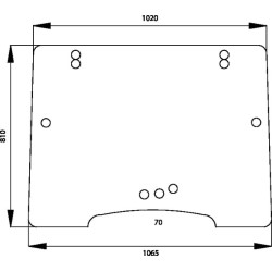 Priekinis stiklas 6000106473