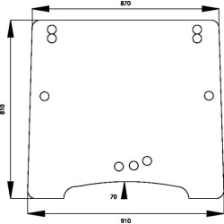 Priekinis stiklas 6000106465