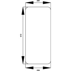 Priekinio stiklo apatinis 6000106474