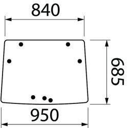 Priekinis langas Viršutinis ER386119