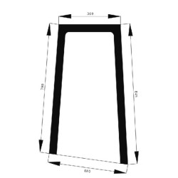 Šoninio stiklo viršus 524810011790