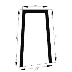 Šoninio stiklo viršus 524810011780