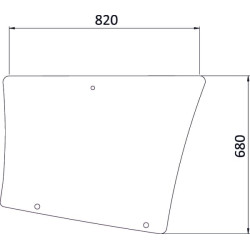 Šoninis stiklas 0011056980N