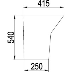 Šoninis stiklas 1332268C1N