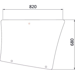 Šoninis stiklas 0011056990N