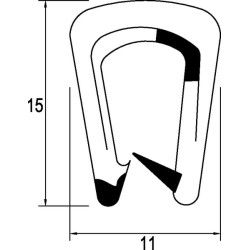 Stiklo kraštas 20 m CA0675