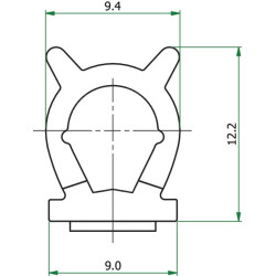 Stiklo guma – priklijuojamas CA8959