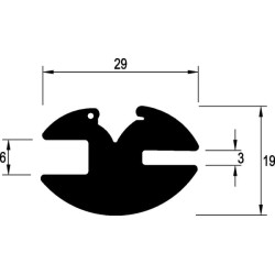 Stiklo gumos tipas H CA8540