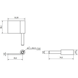 Vyriškas vyris dešinysis TX4763