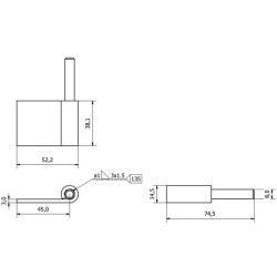 Vyriškas vyris kairysis TX4762