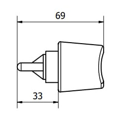 Išorinių durų užraktas kairėje/dešinėje CA4045