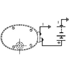 Valytuvo variklis 12V 85° velenas L:61mm Ø6mm CA503120040