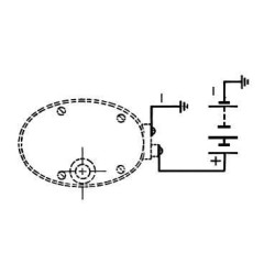 Valytuvo variklis 12V 115° velenas L:57mm Ø8mm CA503121010