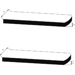 Valytuvo šluostė 330 mm CA35330