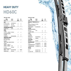 Valytuvo šluostė WT24 600mm 9XW184107241