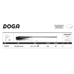 Valytuvo svirtis 465 mm 1209301GAR4