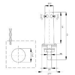 Antgalis rėmui 100504439C0