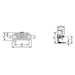 Dujinių spyruoklių ir amortizatorių laikiklis CA8267WG