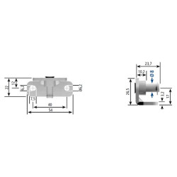 Dujinių spyruoklių ir amortizatorių laikiklis CA8261WJ