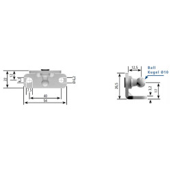 Dujinių spyruoklių ir amortizatorių laikiklis CA8262WE