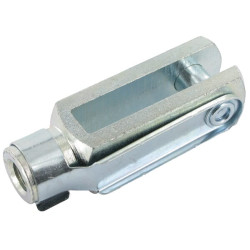 Clevis G16 x 32 M16x1,5 + spyruoklinis spaustukas, cinkuotas CA98195