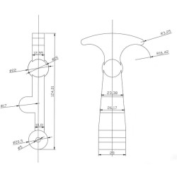 Guminis gaubto tvirtinimas didelis Z901300