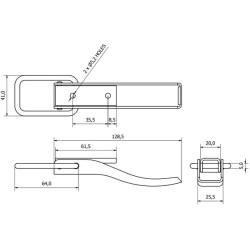 Virš centrinio perjungimo užsegimas TX4754