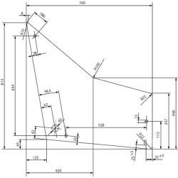 Durų stiklo dugnas 521017FM