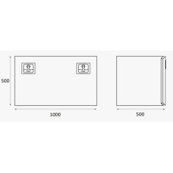 ZEN30 įrankių dėžė juodo plieno DK8Z3060