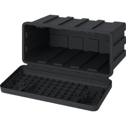 Įrankių dėžė 350x750x450mm, 74,5l talpa, juodas plastikas, Just 81106 by Daken DK81106