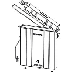 Dokumentų laikiklis stačiakampis 603010100