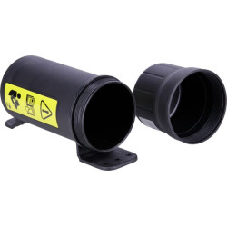 Dokumentų laikiklis Ø109x312mm, juodas plastikas, Kramp MB115020