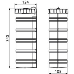Dokumentų laikiklis cilindrinis 603000100