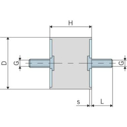 Vibracijos slopintuvas A TIPO 10075A55
