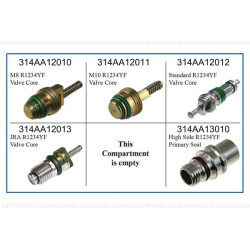 Serviso oro kondicionavimo vožtuvo įdėklų komplektas HFO1234YF KL070069