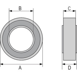 Ritininis guolis Nippondenso KL000606