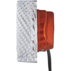 Case - IH CS120 1GA996020001 Darbinis šviestuvas halogeninis, 55/70W, kvadratinis, 12V, baltas, 103x66x103mm, Hella