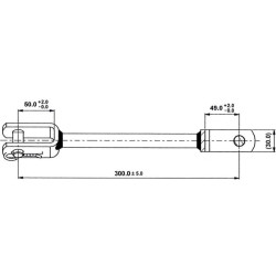 Fiksuota kėlimo strypa LA040003KR