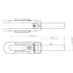 Nuorodos galo laikiklis 05003700
