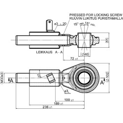 Nuorodos galo laikiklis 05003600