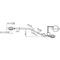 Apatinės trauklės svirtis kat.1 LA040001KR