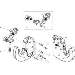 Sankabos remonto komplektas 182723M1N
